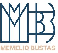memelio bustas logo